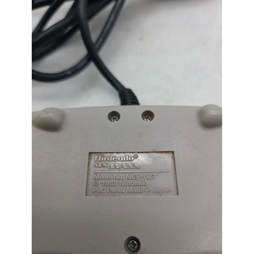 Official OEM Nintendo Nes Max NES-027 Turbo Controller Tested